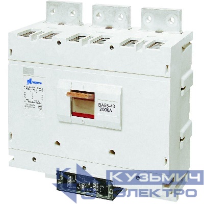 Выключатель автоматический 3п 1600А ВА56-43-301830-00 УХЛ3 690В Контактор 1029878