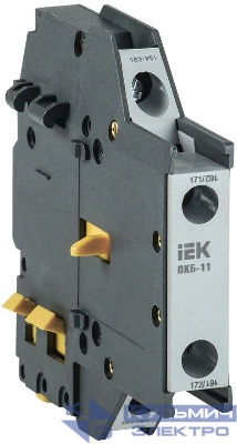Контакт боковой дополнительный ПКБ-11 1НО+1НЗ IEK KPK21-11