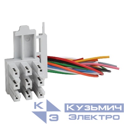 Разъем подвижный вторичных цепей OptiMat D100 D160 D250 D400 D630-УХЛ3 (9 контактов) КЭАЗ 327373