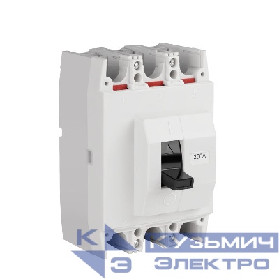 Выключатель автоматический 3п 16А Im=250А 3кА ВА04-36 340010 660В передн. подкл.: Cu шина; кабель с каб. наконечн. Контактор 1021228