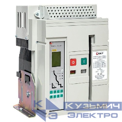 Выключатель автоматический 3п 1600/1000А 65кА ВА-450 стац. v2 EKF mccb450-1600-1000-v2