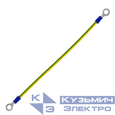 Поводок заземления 2 наконечника L200 EKF ak-3-6