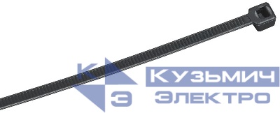 Хомут 3.6х300мм P6.6 стандартный черн. (уп.100шт) IEK UHH30-D036-300-100-K02
