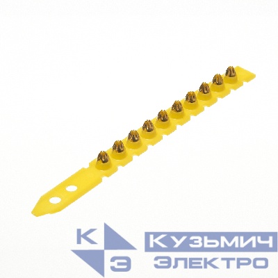 Монтажный патрон в кассете К-4 для порох. монтаж пистолетов (кал. 6,8х11 мм, желтый, 100 шт/уп) FEDAST