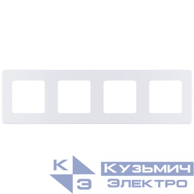 Рамка 4-м СП Inspiria IP20 жемчуж. IEK 673966