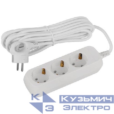 Удлинитель 3х5м с заземл. ПВС 3х0.75 UDL-10-350-E Greenline Эра Б0065068