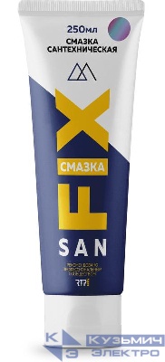 Смазка сантехническая силиконовая 250мл SANFIX RTP 40720