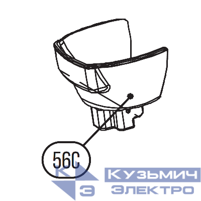 Запчасть №56C для HGSR. Защитный кожух