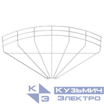 Секция угловая 90град. 105х400 GRB 90 140 G OBO 6002378