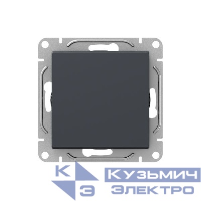 Выключатель кнопочный 1-кл. СП Эпика механизм графит EKF UP1-SWG-13