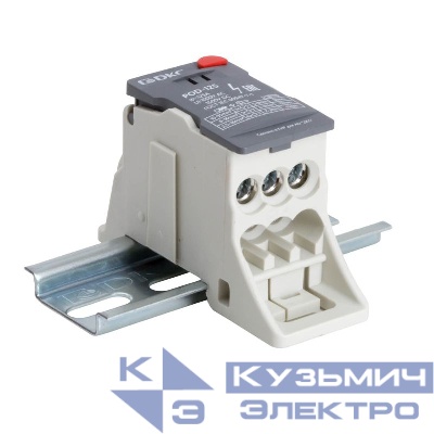 Блок распределительный винтовой зажим 1х35кв.мм 7х16кв.мм DKC POD-125