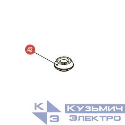 Запчасть №43 для Hybest GSR40A. Отбойник (демпфер)