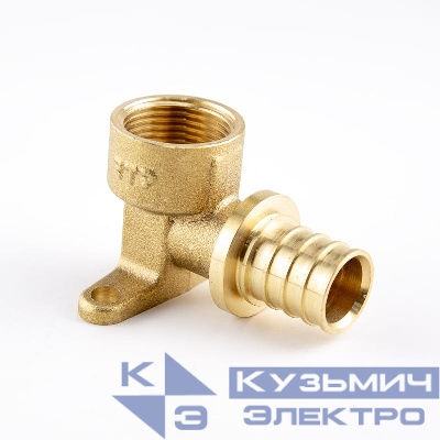 Водорозетка аксиальная латунь внутр. резьба 16х1/2дюйм жел. RTP 34753