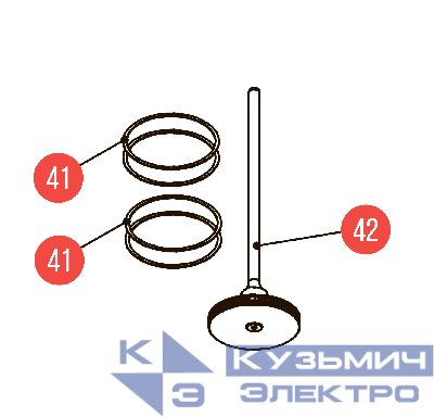 Комплект №1 для Hybest GSR40A (боек + комплект колец)