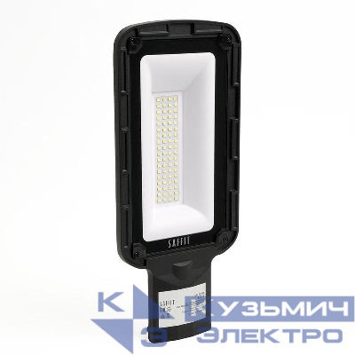 Светильник светодиодный SSL 10-50 50Вт 5000К IP65 AC 230В/50Гц уличный черн. SAFFIT 55233