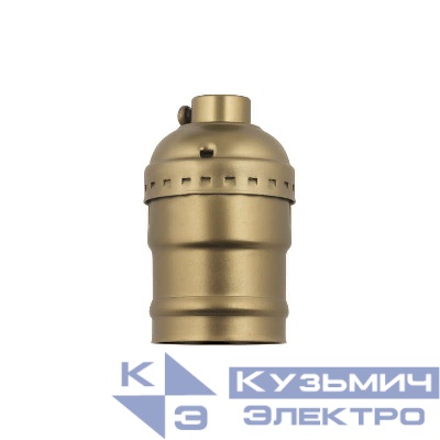 Патрон декор. DLC-V-H01/E27 BRONZE Uniel UL-00000531