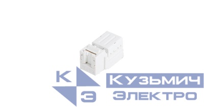 Модуль-вставка Keystone кат.6 (класс E) 250МГц RJ45/8P8C FT-TOOL/110/KRONE T568A/B неэкран. со шторк. бел.NIKOMAX NMC-KJUE2-ST-WT