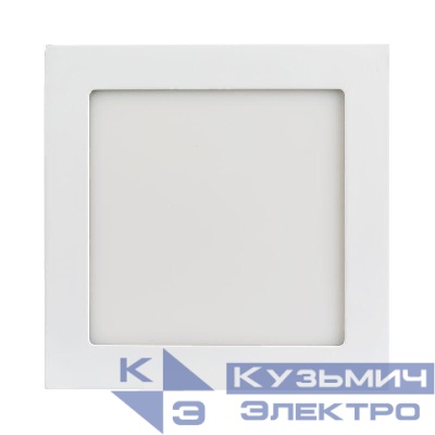 Светильник светодиодный DL-172x172M-15W Warm White IP40 металл Arlight 020133
