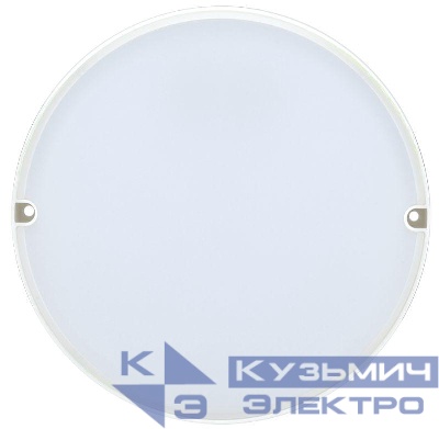 Светильник светодиодный ДПО 2006 14Вт 6500К IP54 круг бел. IEK LDPO0-2006-14-6500-K01