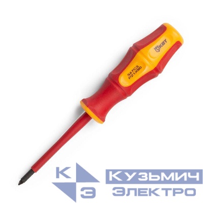 Отвертка диэлектрическая "Профи" PZ1х80 КВТ 78613