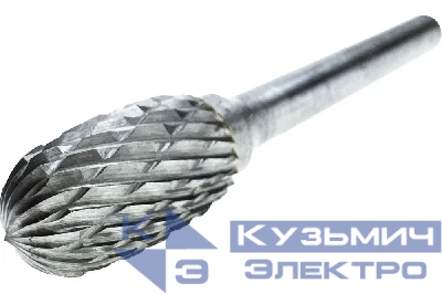 Diamond Industrial Борфреза твердосплавная тип E 14х22 мм S=6 мм овальная Diamond Industrial