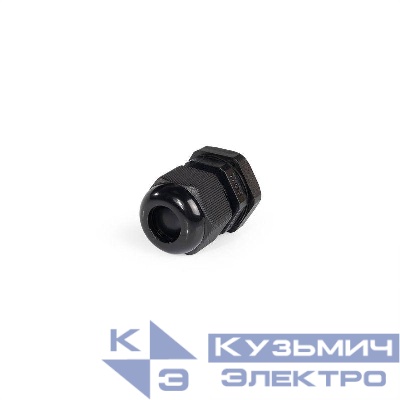 Ввод кабельный пластиковый PG 11 (5-10 мм) черн. (уп.100шт) Fortisflex 88641