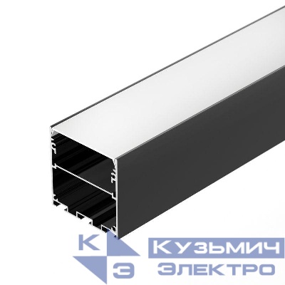 Профиль LINE-M-5050-2000 BLACK L2000 алюм. Arlight 053403