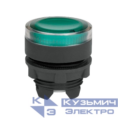 Головка кнопки OptiSignal D22 A5-PL-3 с подсветкой зел. пластик ZB5AW333 КЭАЗ 332306
