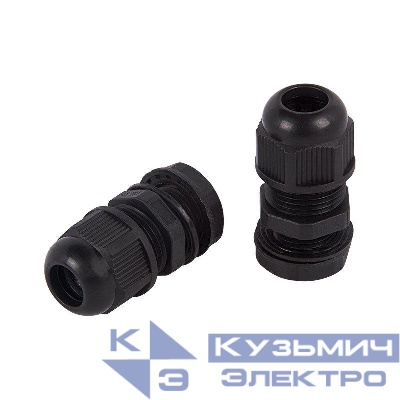 Ввод кабельный MG-16 (10-6мм) черн. Rexant 07-8116-1