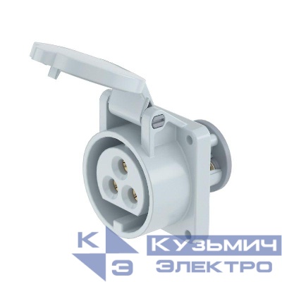 Розетка панельная PSS IP44 32А 3P 50В DKC PSS034-032-05