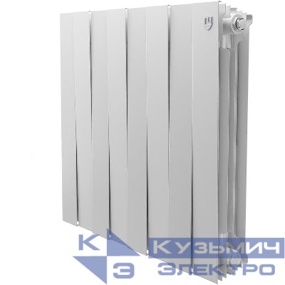 Радиатор биметал. 8 секц. PianoForte 500 Bianco Traffico Royal Thermo НС-1176327