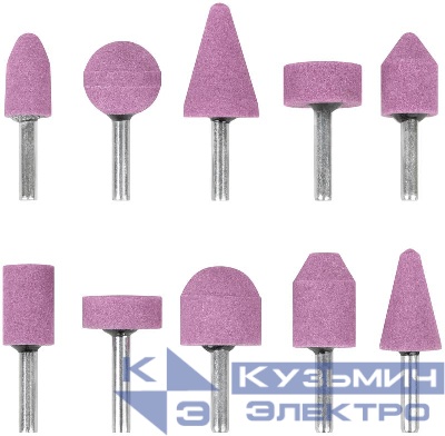 Шарошка абразивная по металлу большая (уп.10шт) FIT 36470