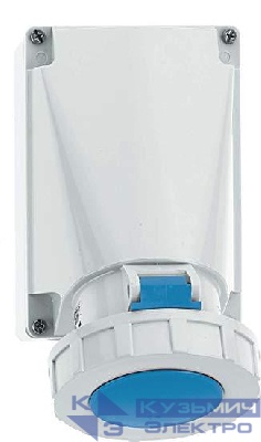 Розетка настенная 63А 4п 250В 9ч IP67 Bals 1164