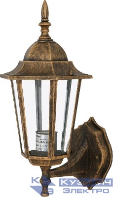 Светильник 4101 (НБУ 60Вт) 60Вт E27 IP43 улично-садовый бронза Camelion 5640