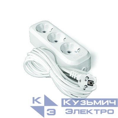 Удлинитель 3х10м с заземл. IP20 Е-303А ПВС 3х1.5 Universal 1725