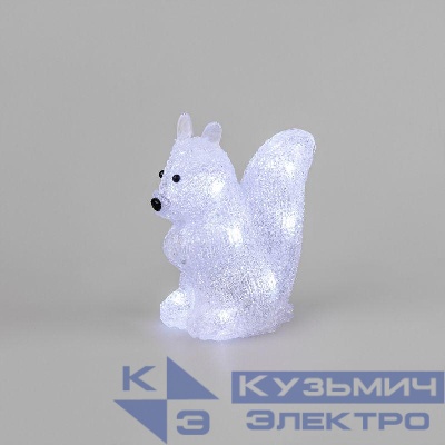 Фигура светодиодная акриловая "Белка" 17.5х12х18см 12LED 0.5Вт 4.5В IP20 элементы питания 3хAAA (не в компл.) Neon-Night 513-341