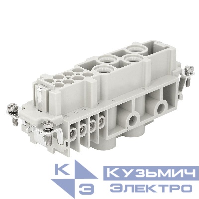Розетка OptiLink HDC-HK-4/8-80/16-F-(1.5-16/0.5-2.5) 400В КЭАЗ 352275