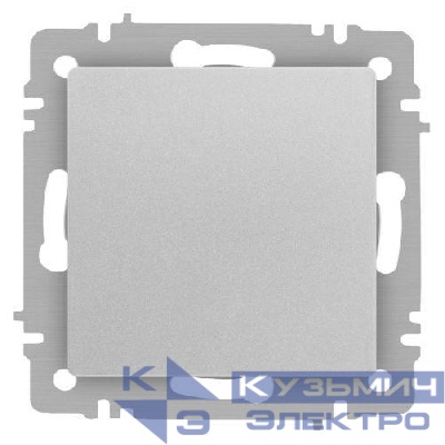 Переключатель 1-кл. СП Accent 6-103-03 10А IP20 250В AL/CU алюм. Intro Б0063443
