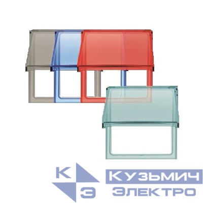 Вставка с крышкой для розетки в 2701610/ 620/ 630/ 640-030 Simon27 Play сер. прозр. 2700679-112