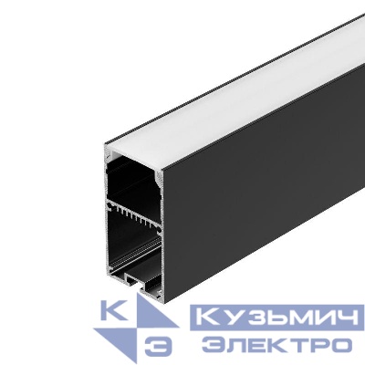 Профиль LINE-S-3667-2000 BLACK L2000 алюм. Arlight 042901