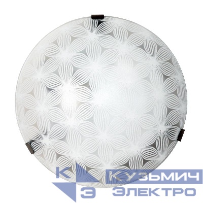 Светильник НПБ 01-60-130 М15 "Васильки" 250 матов. бел./клипсы штамп метал. (инд. упак.) Элетех 1005209262