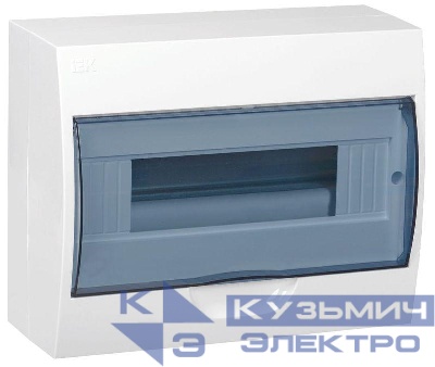 Корпус навесной ЩРН-П-12 Krepta 3 IP41 пластик. бел. IEK MKP12-N-12-40-10