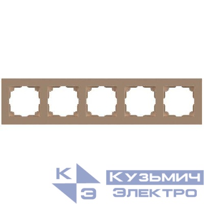 Рамка 5-м СП Accent 6-505-04 шампань Intro Б0063726