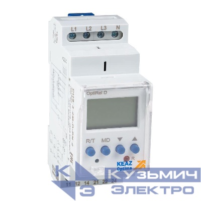 Реле контроля фаз OptiRel D PHS-3-2M-D-PP-2 цифровое 3Ф 2СО КЭАЗ 357850