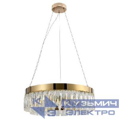Люстра светодиодная Mary 6129-101 LED 28Вт 3000К хрусталь Rivoli Б0061903