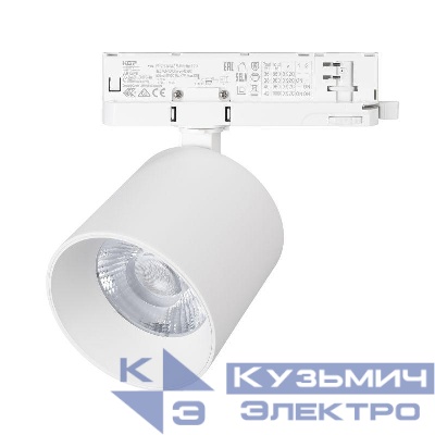 Светильник LGD-DYKE-4TR-R100-36W Day4000 WH 38 deg 230В 36Вт 4000К IP20 метал. Arlight 052290