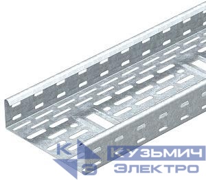 Лоток листовой перфорированный 300х60 L3000 сталь 1мм DKS 630 FS OBO 6085059