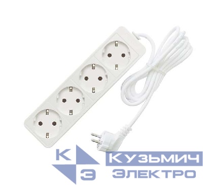 Удлинитель 4х5м с заземл. 16А IP20 3.5кВт ПВС Союз 481S-6405