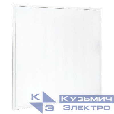 Светильник светодиодный ДУО-4109-L 40Вт 4000К 4000лм 595х595 25мм ДВО опал с равномерной засветкой панель Basic EKF LPL-4109-L-40-4000