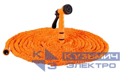 Набор для полива с растягивающимся шлангом 80м Вихрь 73/7/2/38